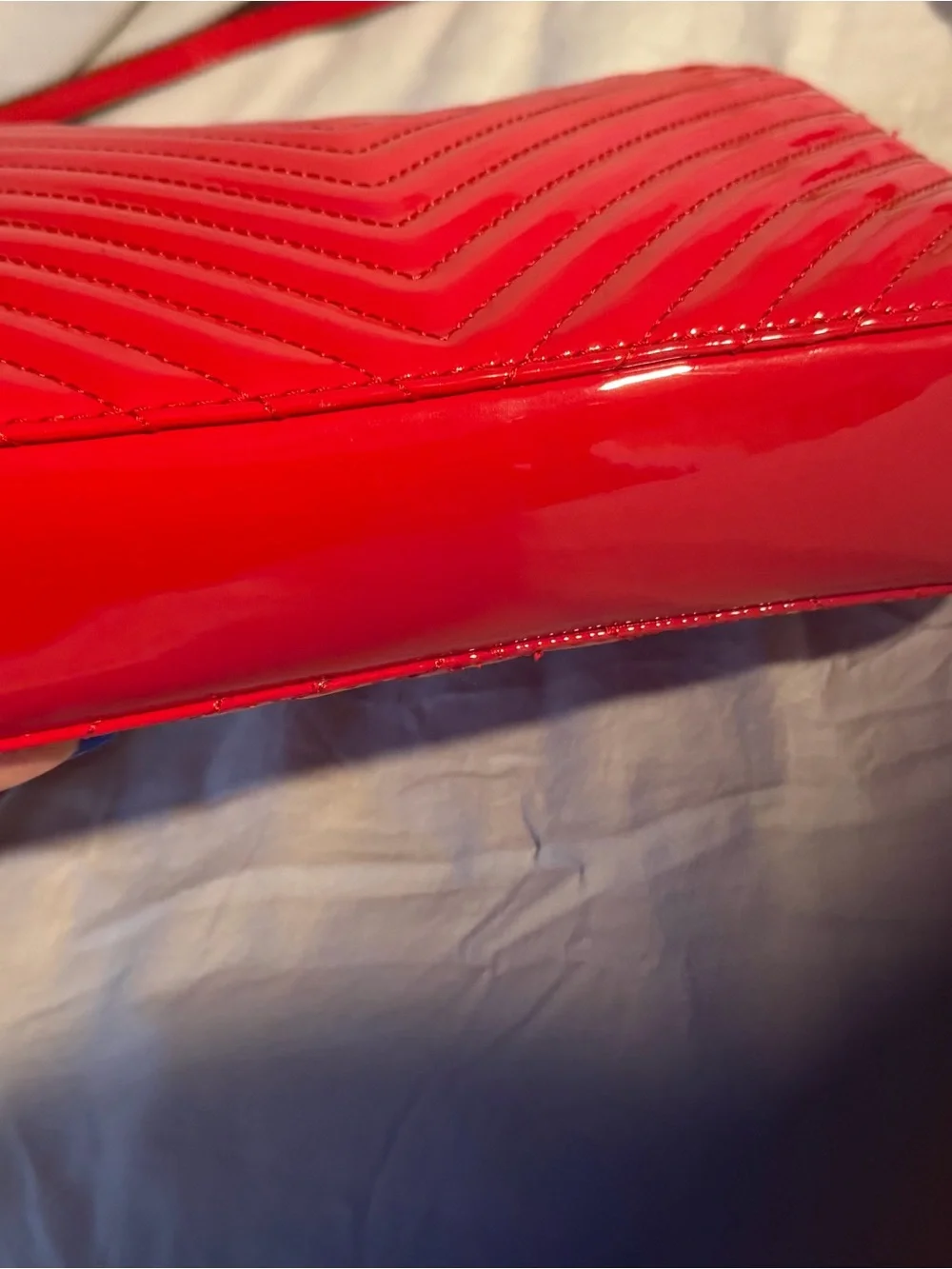 New Red  Aldo’s patent leather Crossbody Bag
